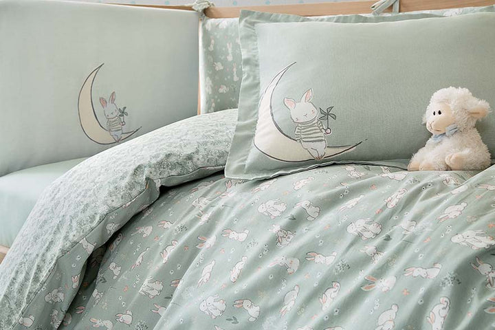 Rabbit Baby Sleep Set, 100% Cotton, 8 pieces set
