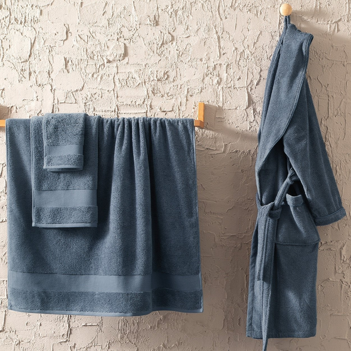 Classic Towel Essentials, 100% Cotton Jersey, Navy, 50x90 cm