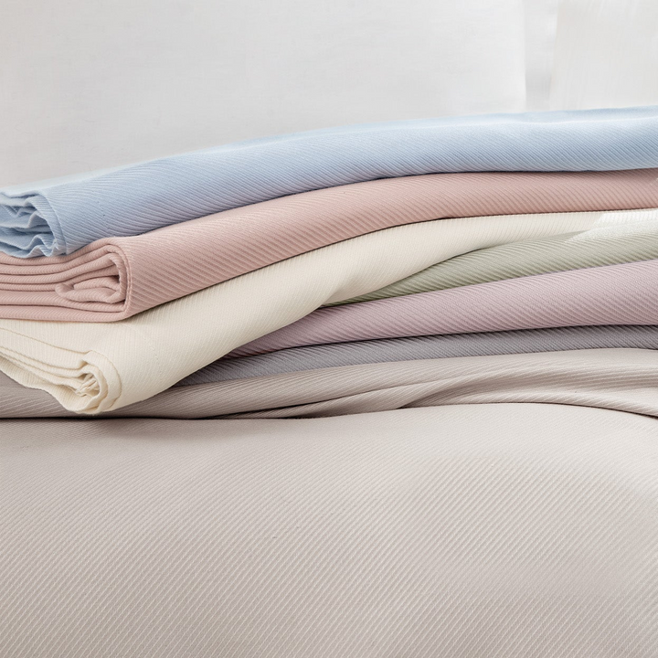 Bamboo Luxury Throw Blanket Anders, Light Blue, 160x220 cm