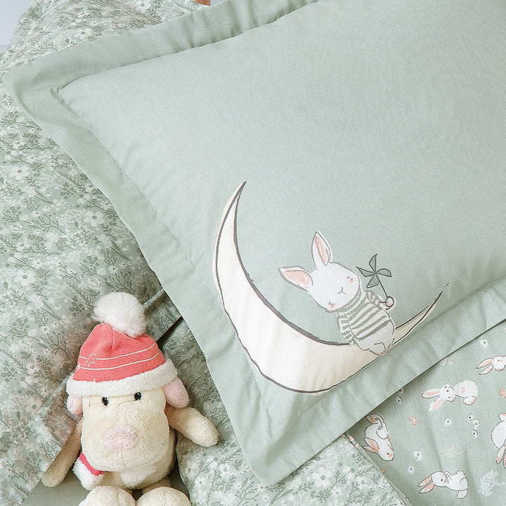 Rabbit Baby Sleep Set, 100% Cotton, 8 pieces set