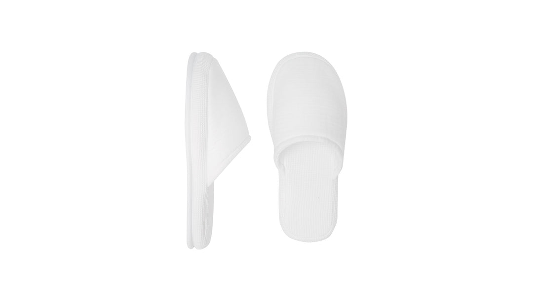Pantofle Harold Waffle, bavlněný, bílé, 39-41