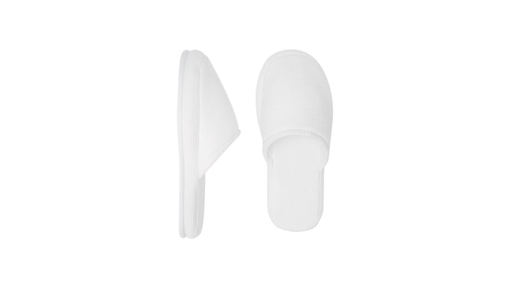 Pantofle Harold Waffle, bavlněný, bílé, 39-41