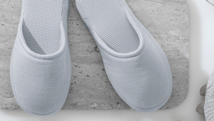 Pantofle Harold Waffle, bavlněný, šedý, velikost 39-41