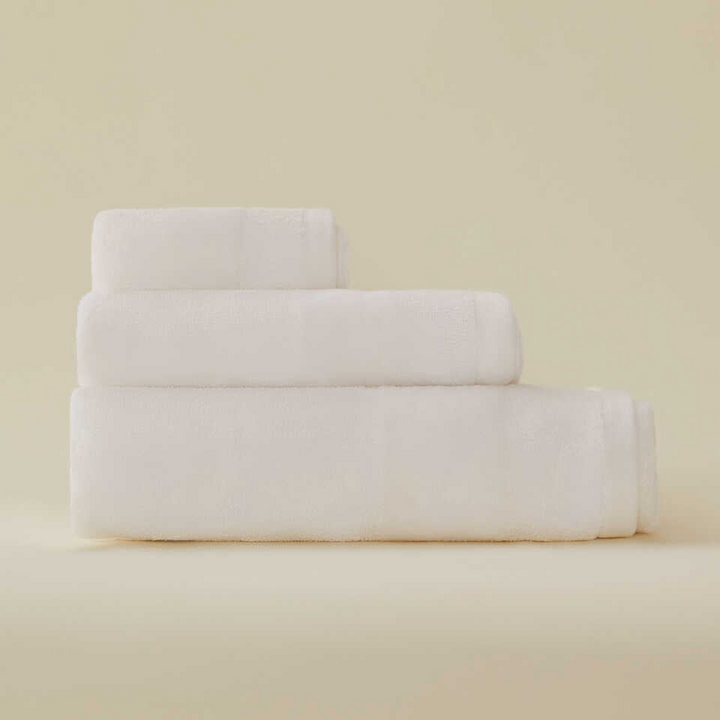 Premium Cotton Towel Fresh, white, 30x50 cm