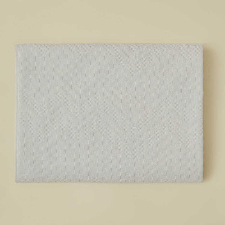 Deka Chevron Pique, bavlněná, modrá, 200x220 cm