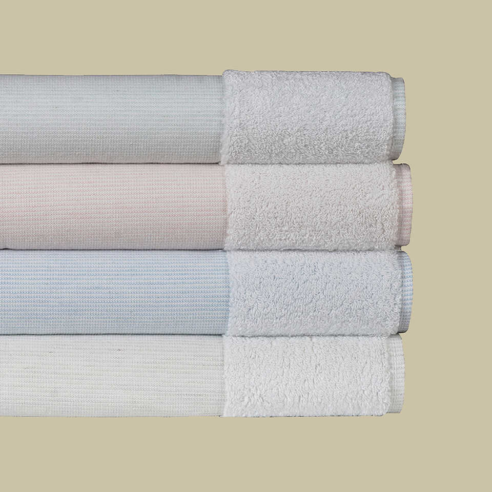 Linen Blend Bath Mat Kilyos, Blue, 50x85 cm