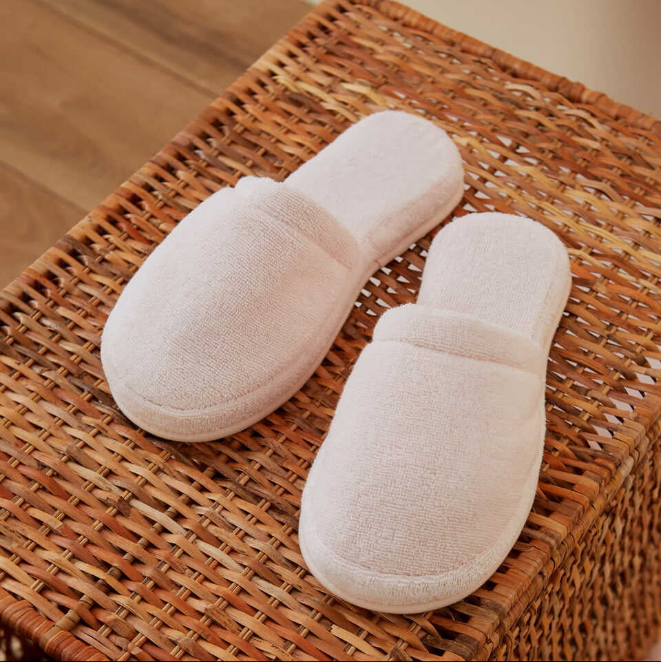 Pantofle Fresh, bavlněné, růžové, velikost 37