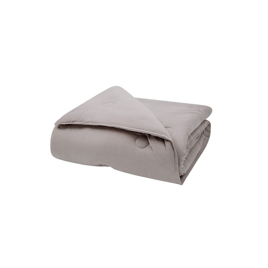 Přikrývka Lupa Soft, z česané bavlny, šedé, 300 gr/m², 200x220 cm