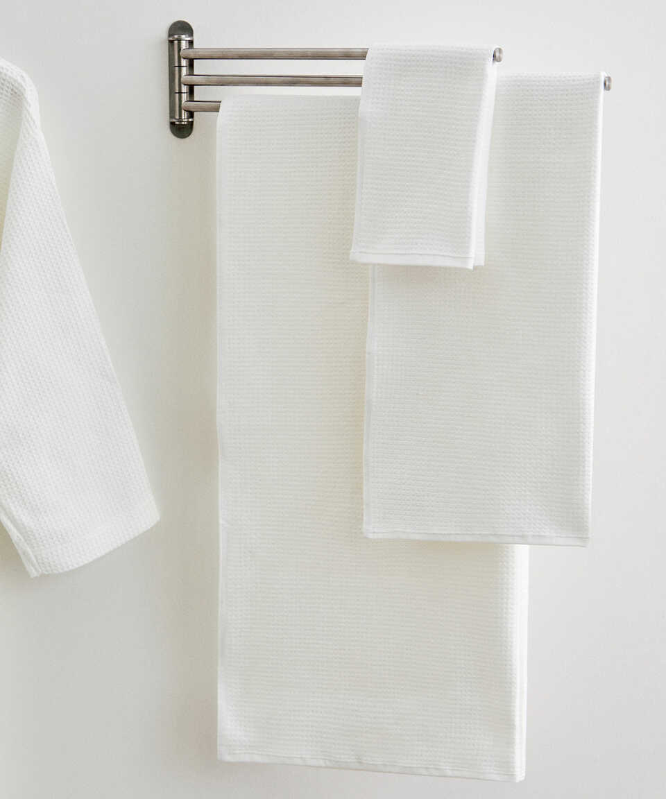 Sultan Collection Waffle Towel, 100% Turkish Cotton, 30x50 cm