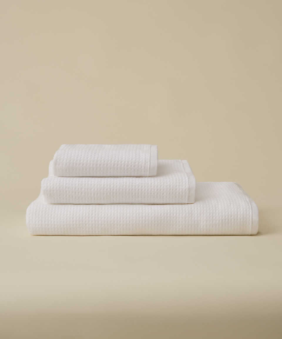 Sultan Collection Waffle Towel, 100% Turkish Cotton, 30x50 cm