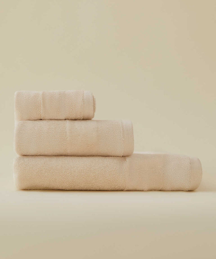 Premium Cotton Towel Fresh, beige, 30x50 cm
