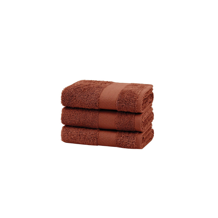 Classic Towel Essentials, 100% Cotton Jersey, Brick, 30x50 cm