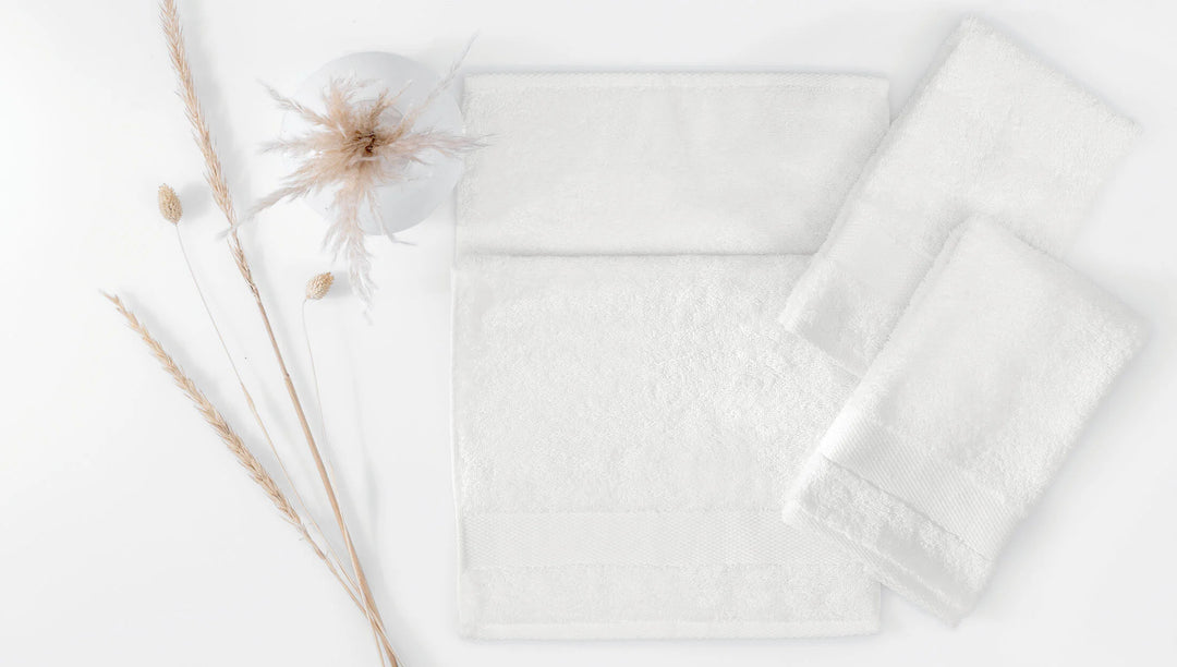 Classic Towel Essentials, 100% Cotton Jersey, White, 30x50 cm