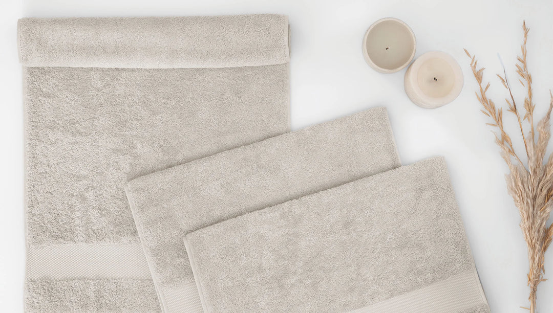 Classic Towel Essentials, 100% Cotton Jersey, Beige, 50x90 cm