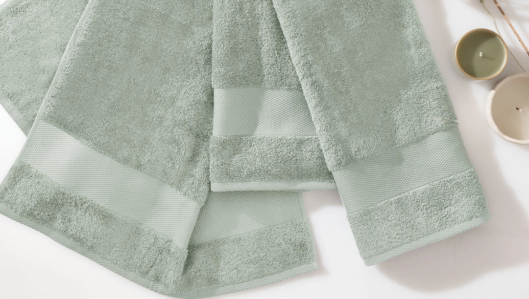 Classic Towel Essentials, 100% Cotton Jersey, Light Green, 50x90 cm