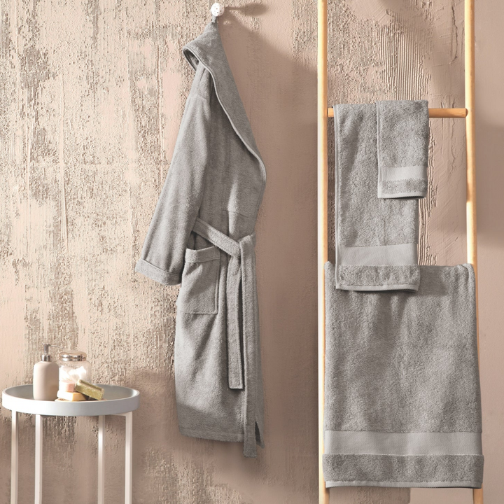 Classic Towel Essentials, 100% Cotton Jersey, Grey, 50x90 cm
