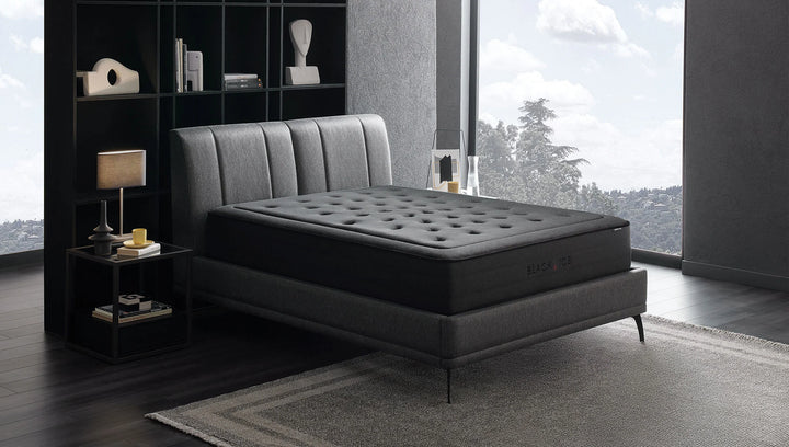 Black Ice Mattress, Extra Hard, Pocket Spring, Double-Sided/Thermoregulatory, 100x200 cm
