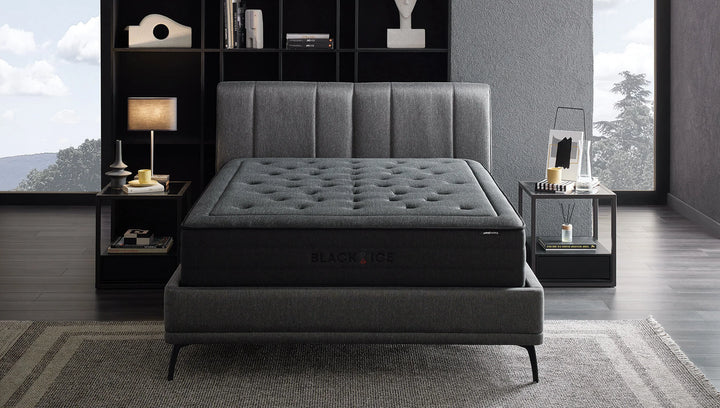 Black Ice Mattress, Extra Hard, Pocket Spring, Double-Sided/Thermoregulatory, 100x200 cm