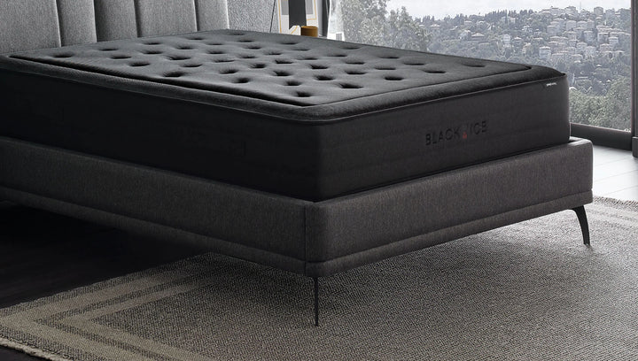 Black Ice Mattress, Extra Hard, Pocket Spring, Double-Sided/Thermoregulatory, 100x200 cm
