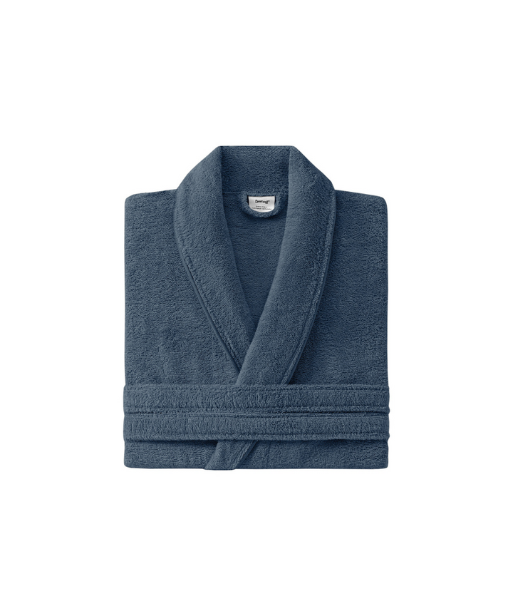Župan Essentials, velikost L/XL, bavlněný, modrý