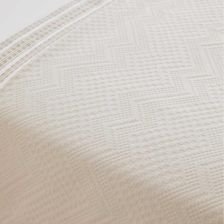 Deka Chevron Pique, bavlněná, pudrově růžová, 200x220 cm
