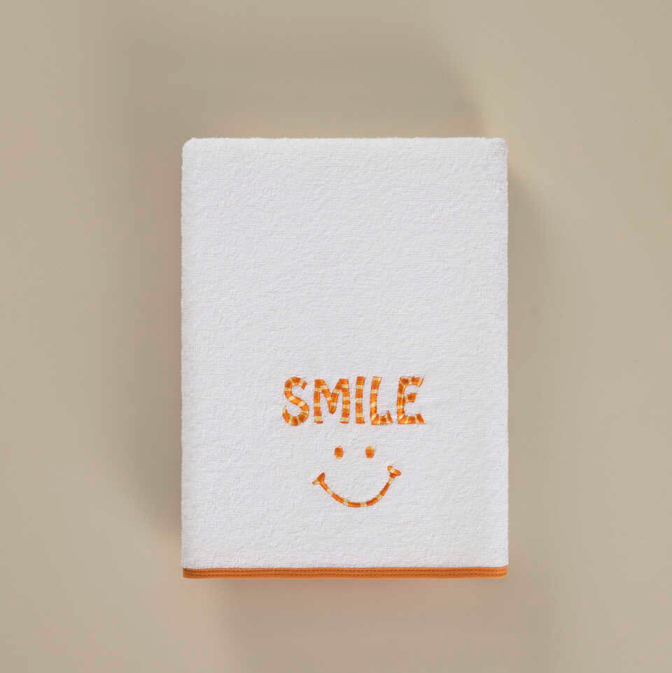 Dětský ručník Smile, z Bio bavlny,  50x90 cm
