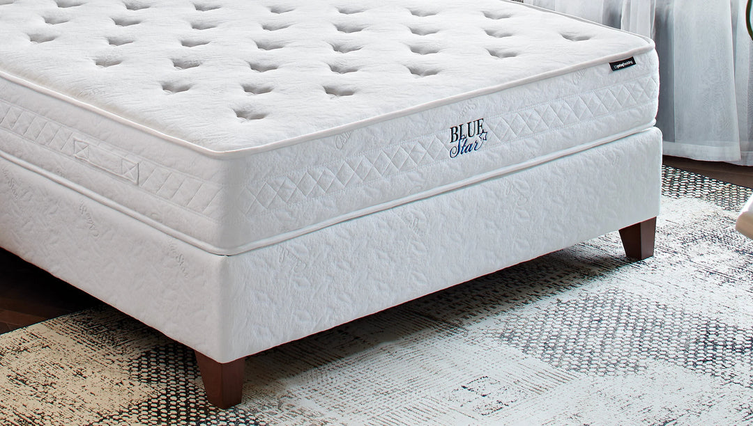 Matrace Blue Star Roll Pack, Tvrdá, pružinová, oboustranná/termoregulační, 200x200 cm