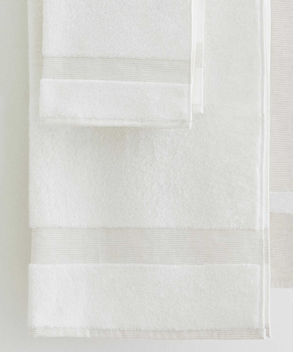 Osuška Kilyos Hamam, s příměsí lnu, béžové, 50x100 cm