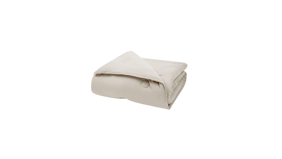 Přikrývka Lupa Soft, z česané bavlny, béžový, 300 gr/m², 200x220 cm