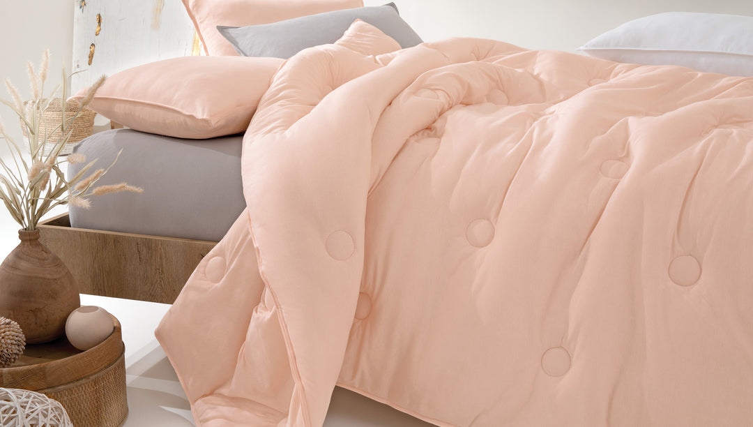Přikrývka Lupa Soft, z česané bavlny, světle růžová, 300 gr/m², 160x220 cm