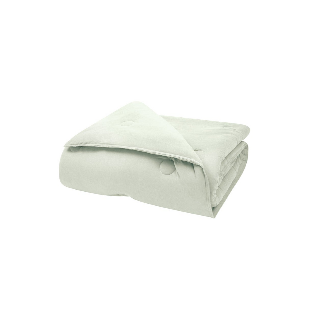 Přikrývka Lupa Soft, z česané bavlny, světle zelený, 300 gr/m², 160x220 cm