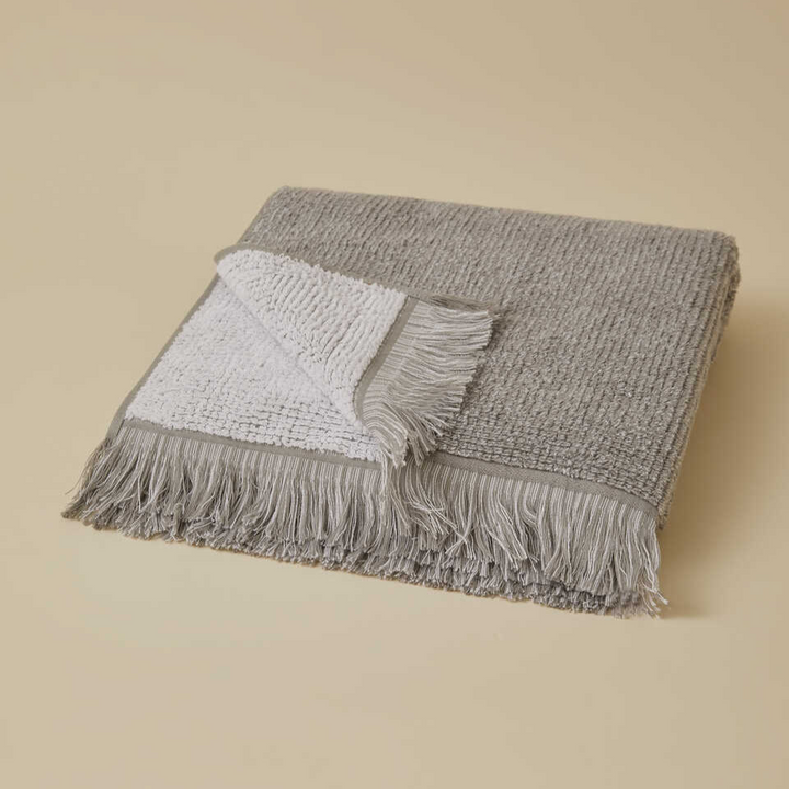 Ručník z froté bavlny Plush, šedý, 50x90 cm