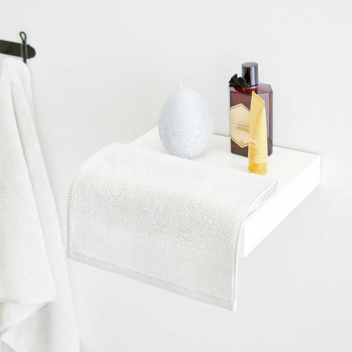 Organic Cotton Towel Sardes, White, 50x90 cm