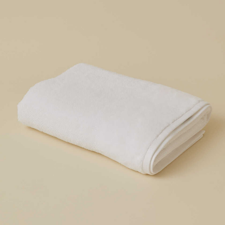Organic Cotton Towel Sardes, White, 50x90 cm