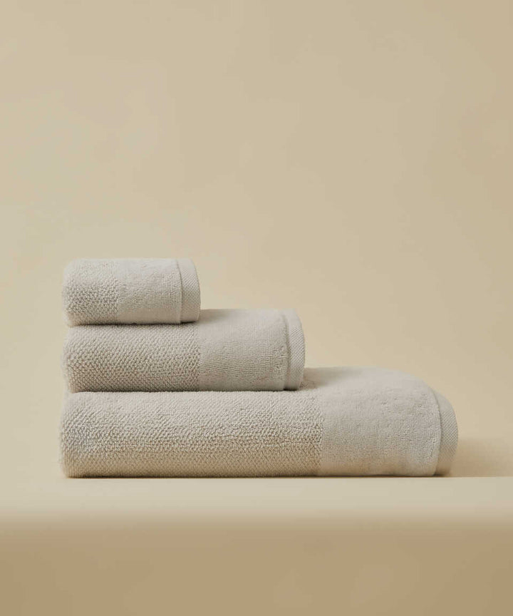 Organic Cotton Towel Sardes, Grey, 50x90 cm