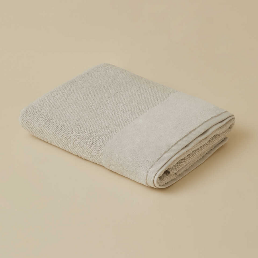 Organic Cotton Towel Sardes, Grey, 50x90 cm