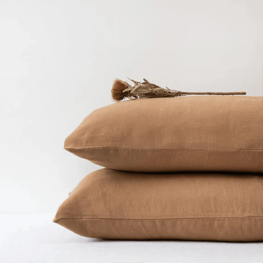 Camel Linen Pillowcase, 60x80 cm, Linen Tales