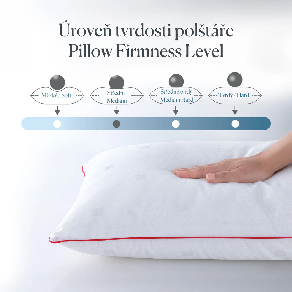 Polštář Dacron® 95, 750 gr, pratelné na 95 °C, 50x70 cm