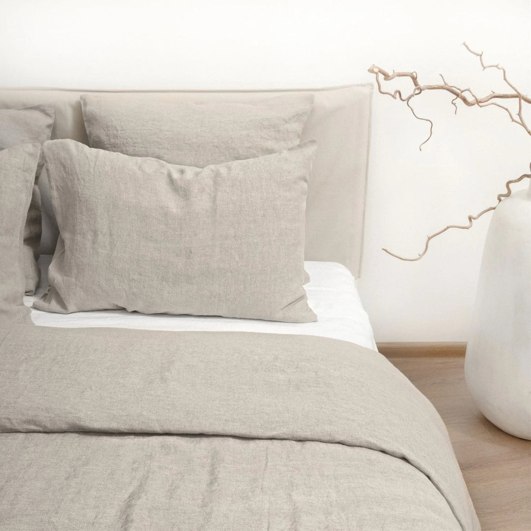 Natural Linen Duvet Cover Set, 200x200 cm, Linen Tales