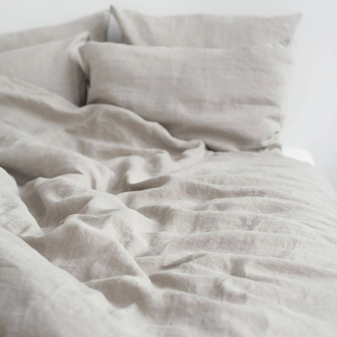 Natural Linen Duvet Cover Set, 200x200 cm, Linen Tales