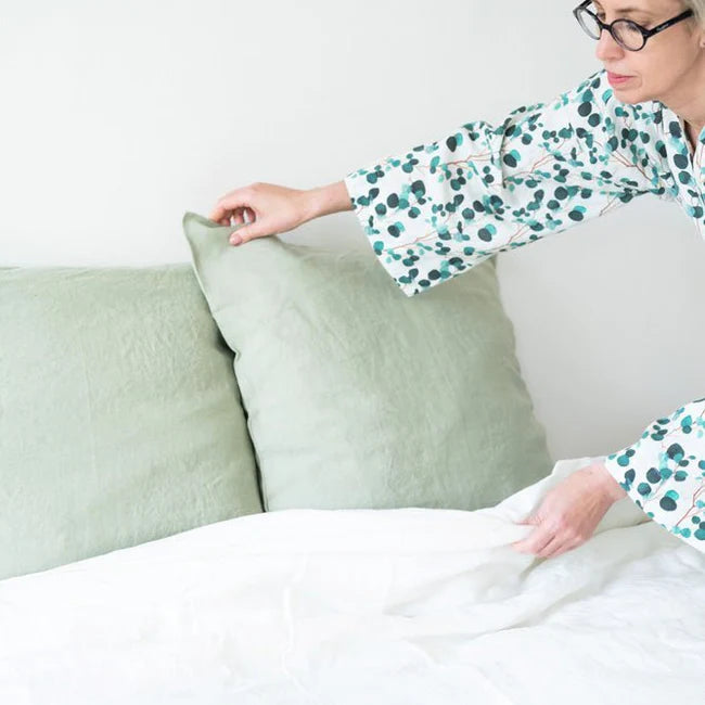 Sage Linen Pillowcase, 60x80 cm, Linen Tales